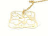 Necklace Necklace Chain + pendant Yellow gold Mother-of-pearl 58 Facettes 05588CD