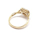 Ring Heart ring yellow gold diamonds 58 Facettes