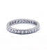 Ring 57 / White/Grey / 950‰ Platinum American Alliance Diamonds 0.56 carat 58 Facettes 220589R