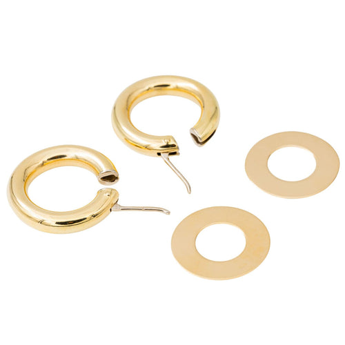 Boucles d'oreilles Boucles d'oreilles Créoles Or jaune 58 Facettes 2672868CN