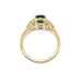 Bague Bague tourmaline verte diamants or jaune 58 Facettes