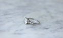 Art Deco Diamond Solitaire Ring 3.55 Cts 58 Facettes