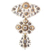 Pendentif Pendentif croix en or, diamants 58 Facettes 12094-0045