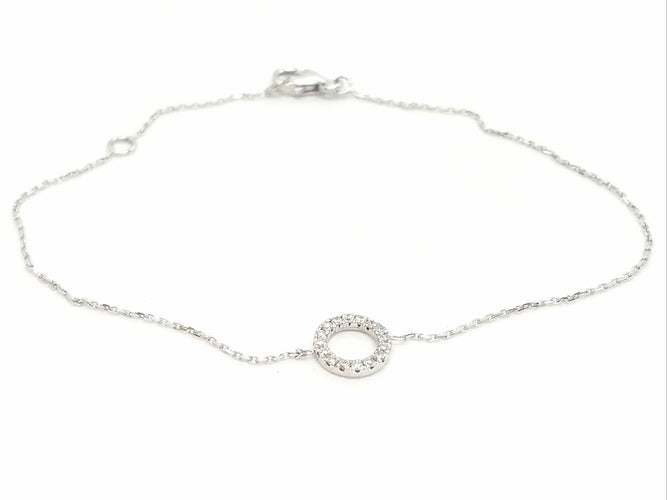 Bracelet Bracelet Graphique Or blanc Diamant 58 Facettes 579169RV