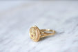 Ring AUGIS love ring in pink and yellow gold 58 Facettes