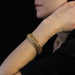Bracelet Yellow gold vintage openwork bracelet 58 Facettes CVBR64