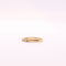 Bague Alliance or jaune demi-tour diamants 58 Facettes