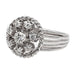 Ring 55.5 Marguerite Ring Platinum Diamond 58 Facettes 2490560CN