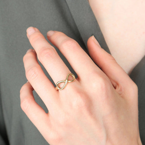 Bague 56 / Or Jaune BAGUE « INFINI » OR 58 Facettes BO/220046