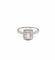 Bague Bague en or blanc, diamants 58 Facettes