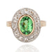 Ring 57 Old tsavorite and diamond ring 58 Facettes 22-265