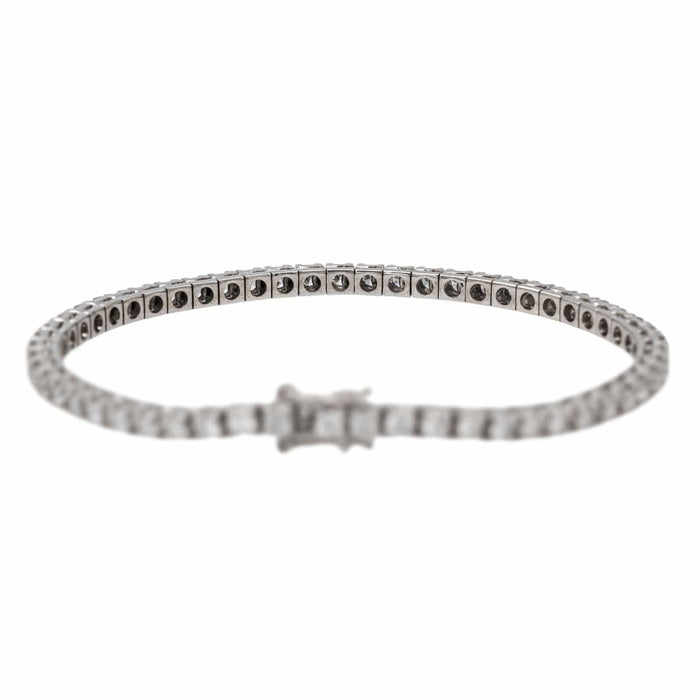 Bracelet Bracelet Tennis Or blanc Diamant 58 Facettes 2830635CN