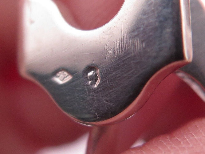 Bracelet vintage bracelet HERMES ondine t 16 cm en argent massif 925 58 Facettes 257680