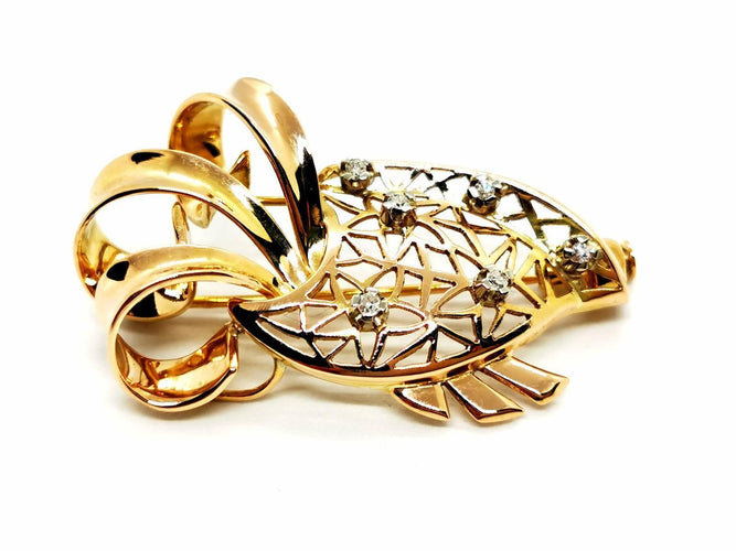 Broche Broche Or jaune Diamant 58 Facettes 1732061CN