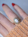 Ring Opal engagement ring surrounded by diamonds 58 Facettes