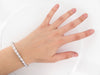 Bracelet bracelet jonc en or blanc 18k 16.6gr serti de 11 diamants 0.88ct 58 Facettes 249108