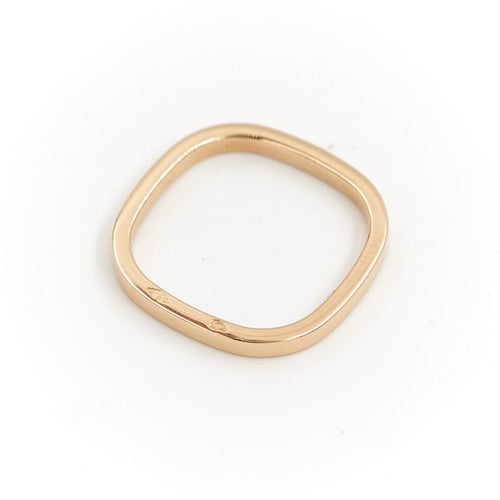 Bague 52 Dinh Van Bague Alliance Carré Or jaune 58 Facettes 2025280CN