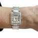 Cartier Watch, “Tank Française”, white gold and diamonds. 58 Facettes 30151