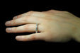Ring 57 Eternity ring in platinum and diamonds 58 Facettes 14333-0138