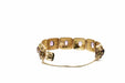 Bracelet Bracelet ancien Or jaune Améthystes Turquoises 58 Facettes REF2224-24