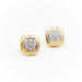 Earrings Stud earrings Yellow gold Diamond 58 Facettes 1819121CN
