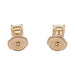 Stud earrings in yellow gold, diamonds. 58 Facettes 33373