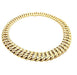 Necklace Yellow gold American mesh necklace. 58 Facettes 31396