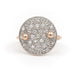 Ring 50 Ginette NY Large Galaxy Ring Rose gold Diamond 58 Facettes 2246423CN