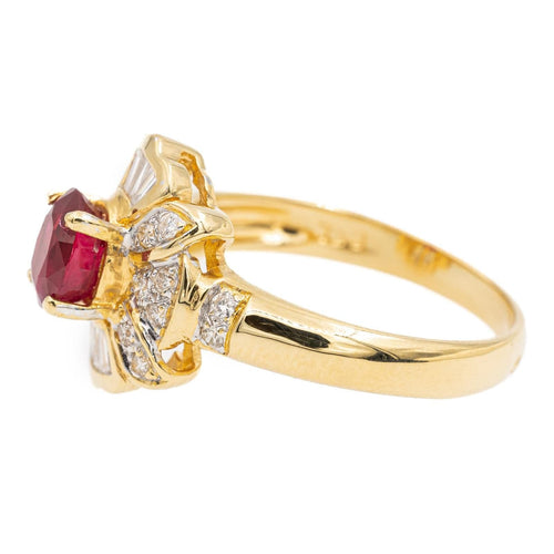 Bague 53 Bague Or jaune Rubis 58 Facettes 2309002CN