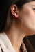Ginette NY Earrings Jumbo Circle Hoops Creole Earrings Rose gold 58 Facettes 2322881CN
