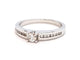 Bague 56 Bague Solitaire Or blanc Diamant 58 Facettes 06351CD