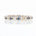 Ring 53 Sapphire and diamond alliance 58 Facettes 21-770B