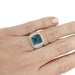 Ring 54 Fred “Pain de Sucre” ring in white gold, topaz and diamonds. 58 Facettes 30984