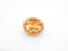 Bague 49 bague sertie cabochon pierre citrine en or jaune 18k 58 Facettes 258282