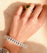 Bracelet Bracelet diamant en or gris 58 Facettes 0