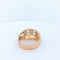 Bague Bague en or rose et diamants 58 Facettes 20556