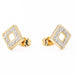 Earrings Stud earrings Yellow gold Diamond 58 Facettes 2090633CN