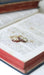 Earrings Poissardes earrings Yellow gold Garnets 58 Facettes