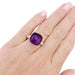 Ring 51 Pomellato ring, "Nudo", amethyst, diamonds, two golds. 58 Facettes 33420
