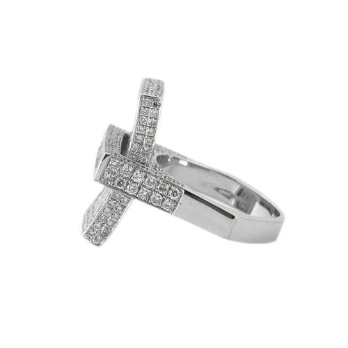 Bague BAGUE RECTANGLE OR & DIAMANTS 58 Facettes BO/230027 RIV