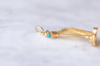 Victorian Harp pendant in yellow gold and turquoise with secret compartment 58 Facettes