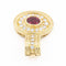 Pendentif Pendentif Or jaune Rubis 58 Facettes 2057908CN