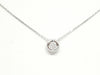 Collier Collier Or blanc Diamant 58 Facettes 579090RV