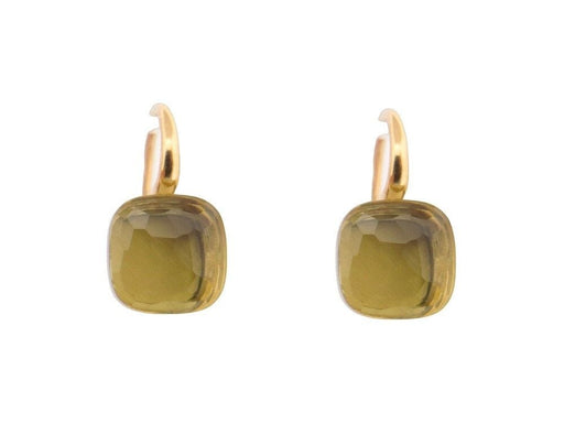 Boucles d'oreilles boucles d'oreilles POMELLATO nudo classic quartz citron or jaune 58 Facettes 257823