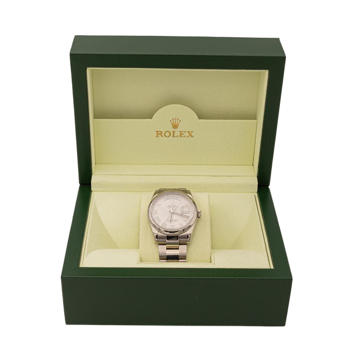 Montre Rolex Montre Day-Date Or blanc 58 Facettes 2143156CN