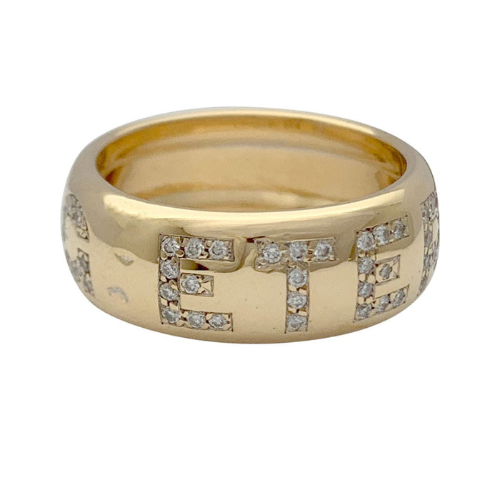 Bague 52 Bague Van Cleef & Arpels, "Eternity ring", or jaune, diamants. 58 Facettes 32106