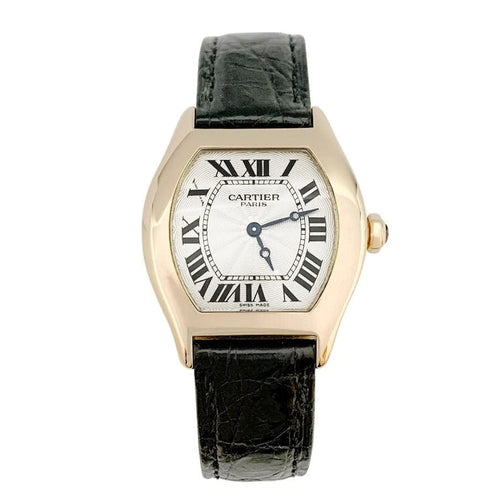 Montre Montre Cartier, "Tortue", or rose. 58 Facettes 31958