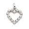 Pendentif Pendentif Or blanc Diamant 58 Facettes 2275404CN