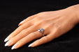 Ring 59 Art Deco Diamond Sapphire Ring 58 Facettes 23271-0610