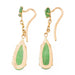 Earrings Earrings Yellow gold Jade Jadeite 58 Facettes 2432032CN